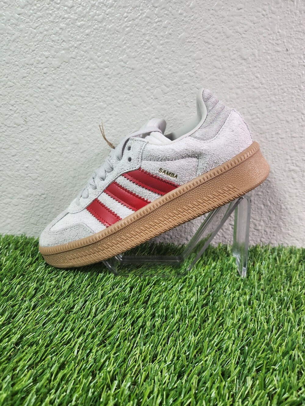Adidas Samba XLG White Red - Mens Sz 6 Women's Sz 7